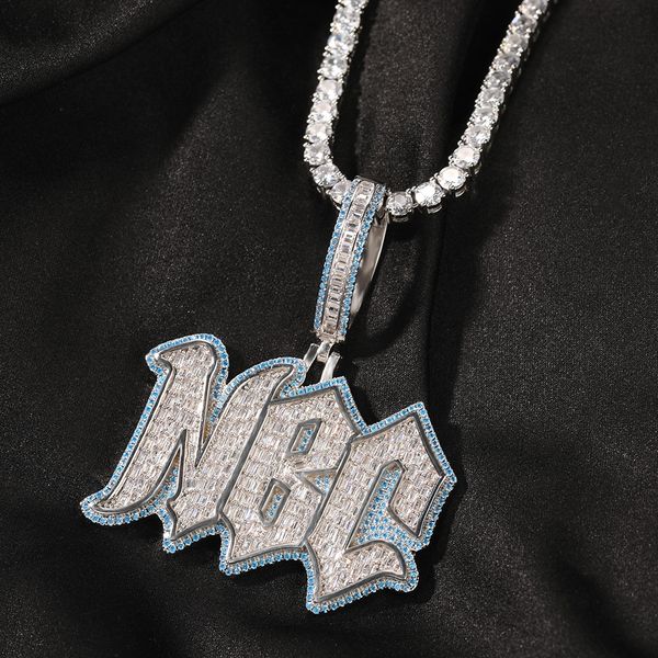custom a-z letters pendant necklaces bling cubic zircon diamond real gold plated, Silver
custom a-z letters pendant necklaces bling cubic zircon diamond real gold plated, Silver