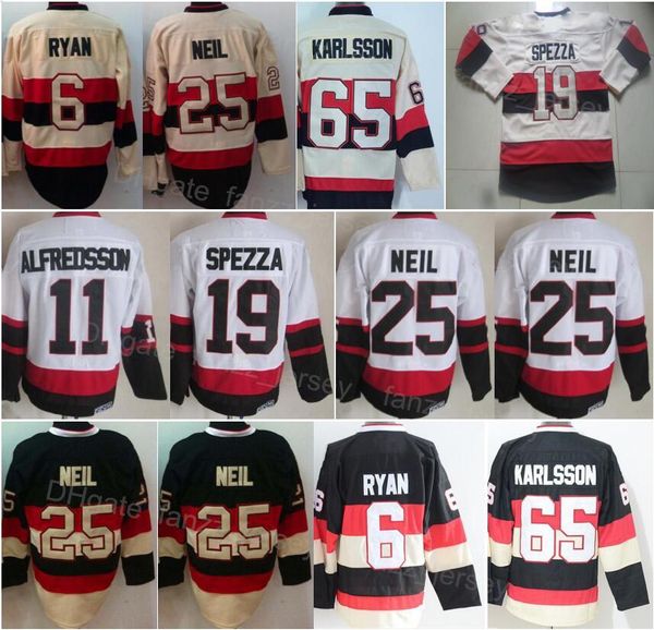 men vintage ice hockey retro 19 jason spezza jersey 25 chris neil 11 daniel alfredsson 6 bobby ryan 65 erik karlsson all stitched black beig, Black;red
men vintage ice hockey retro 19 jason spezza jersey 25 chris neil 11 daniel alfredsson 6 bobby ryan 65 erik karlsson all stitched black beig, Black;red