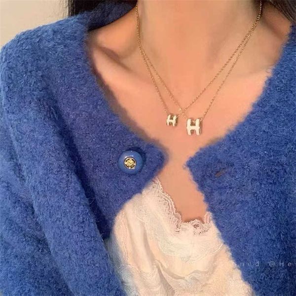 pendant necklaces strands strings h letter necklace women's small design sense accessories fashion personality net red simple word ring, Silver
pendant necklaces strands strings h letter necklace women's small design sense accessories fashion personality net red simple word ring, Silver