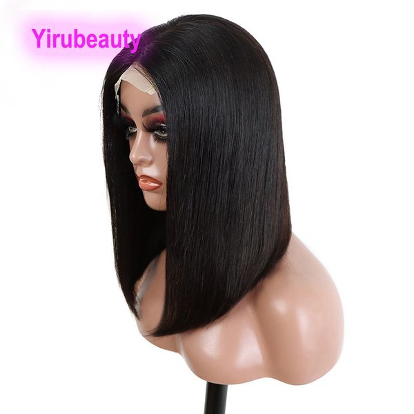 yirubeauty double drawn 100% chinese human hair bone straight 4x4 lace closure bob wig jerry curly 10-14inch 150% 180% density, Black
yirubeauty double drawn 100% chinese human hair bone straight 4x4 lace closure bob wig jerry curly 10-14inch 150% 180% density, Black