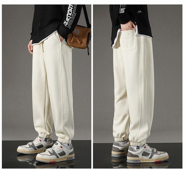 2023 summer men's pants loose casual sweatpants cotton blend drawstring straight sports casual asian size m-5xl 71un#, Black
2023 summer men's pants loose casual sweatpants cotton blend drawstring straight sports casual asian size m-5xl 71un#, Black