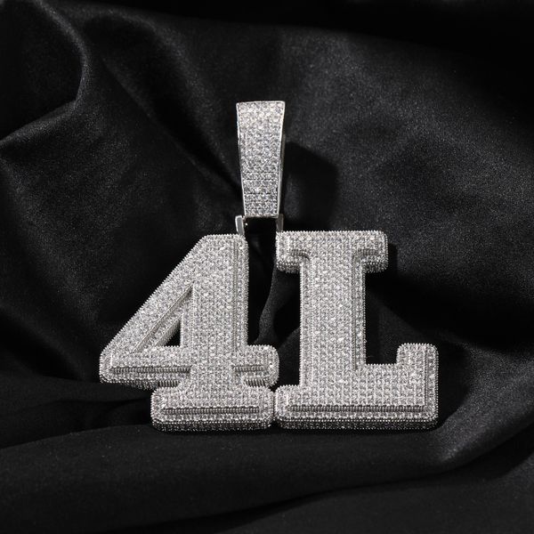 a-z custom number letters pendant necklaces bling cubic zircon real gold plated, Silver
a-z custom number letters pendant necklaces bling cubic zircon real gold plated, Silver