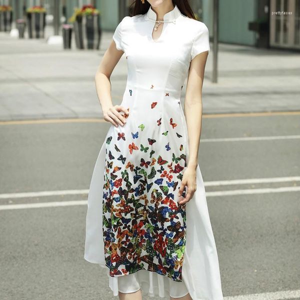 ethnic clothing traditional vietnam ao dai elegant slim slit dress women chinoise modern cheongsam party dresses qipao aodai, Red
ethnic clothing traditional vietnam ao dai elegant slim slit dress women chinoise modern cheongsam party dresses qipao aodai, Red