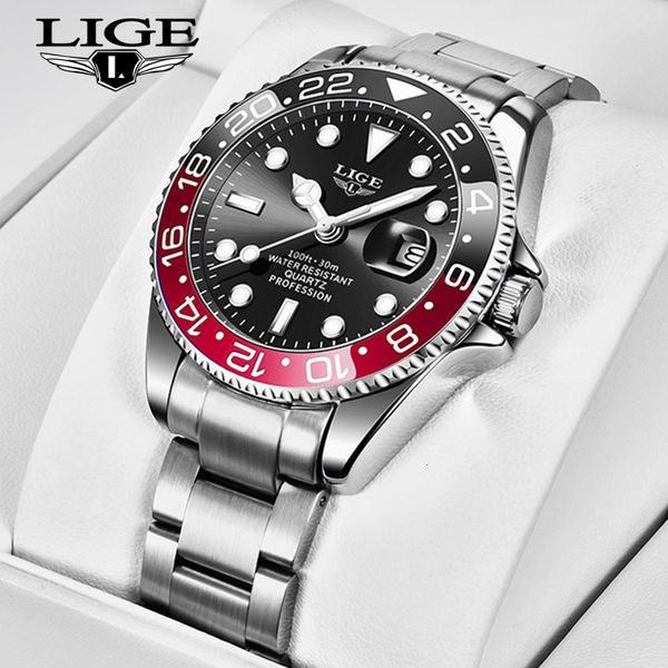 wristwatches lige military men's watch stainless steel band date mens business male watches waterproof luxuries men wrist watches for m, Slivery;brown
wristwatches lige military men's watch stainless steel band date mens business male watches waterproof luxuries men wrist watches for m, Slivery;brown
