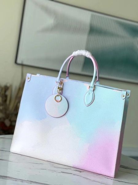 woman fashion totes shoulder crossbody sunrise pastel handbag cowhide leather long straps with coated canvas purse
woman fashion totes shoulder crossbody sunrise pastel handbag cowhide leather long straps with coated canvas purse