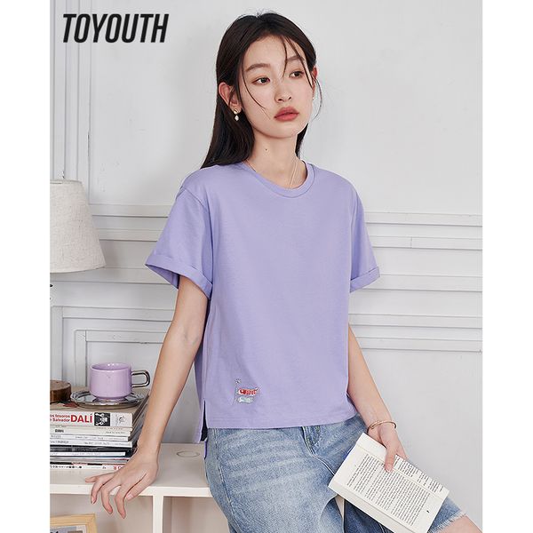 women's t-shirt toyouth women t-shirt summer short sleeve o neck short tees embroidery six colors casual basic all match 230317, White
women's t-shirt toyouth women t-shirt summer short sleeve o neck short tees embroidery six colors casual basic all match 230317, White