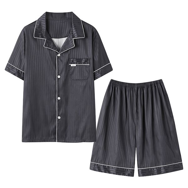 men's sleepwear pijamas hombre big yards 4xl pajamas men short sleeve short pants pyjamas male silk satin chinese pajama mens casual ho, Black;brown
men's sleepwear pijamas hombre big yards 4xl pajamas men short sleeve short pants pyjamas male silk satin chinese pajama mens casual ho, Black;brown
