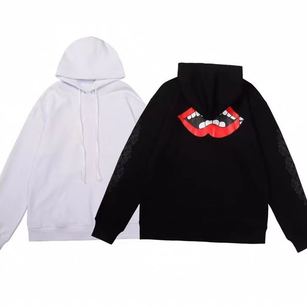 men hoodies women european and american street hoodies with dark stripes red lips printing, Black
men hoodies women european and american street hoodies with dark stripes red lips printing, Black