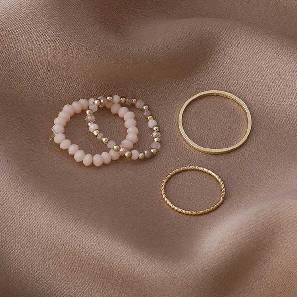 band rings coloful beaded rings set cute minimalist bead elastic ring korea geometric jewelry for women creative accessories party gift g230, Silver
band rings coloful beaded rings set cute minimalist bead elastic ring korea geometric jewelry for women creative accessories party gift g230, Silver
