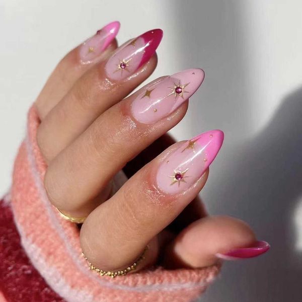 false nails full sky star pointed wearing finished rhinestone enhancement patch pseudo press on 230317, Red;gold
false nails full sky star pointed wearing finished rhinestone enhancement patch pseudo press on 230317, Red;gold