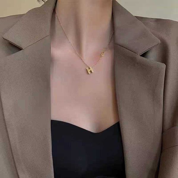 pendant necklaces strands strings steel double necklace fashion versatile temperament simple h letter clavicle chain straight, Silver
pendant necklaces strands strings steel double necklace fashion versatile temperament simple h letter clavicle chain straight, Silver