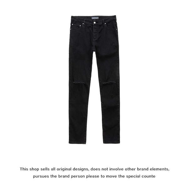 jeans mens am1r1 trousers pants mirri ripped fashion designer brand new men's white embroidery patch elastic slim denim hip hop high p5, Blue
jeans mens am1r1 trousers pants mirri ripped fashion designer brand new men's white embroidery patch elastic slim denim hip hop high p5, Blue