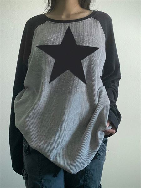 women's hoodies sweatshirts chronstyle women star fairycore long sleeve sweatshirts y2k vintage graphic grunge aesthetic 90s patchwork, Black
women's hoodies sweatshirts chronstyle women star fairycore long sleeve sweatshirts y2k vintage graphic grunge aesthetic 90s patchwork, Black