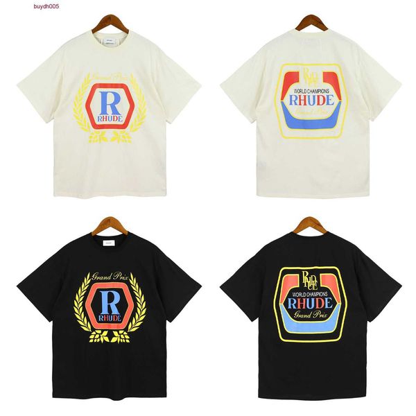 espf men's and women's high street t shirt fashion brand rhude oversized simple letter printing couples loose casual all-cotton sh, White
espf men's and women's high street t shirt fashion brand rhude oversized simple letter printing couples loose casual all-cotton sh, White