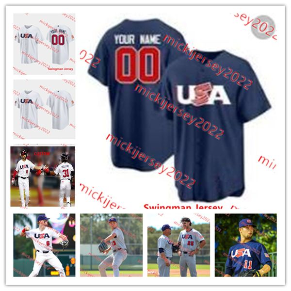 2023 wbc usa baseball jersey custom stitched 22 clayton kershaw 52 daniel bard 53 david bednar 38 devin williams 10 j.t. realmuto 47 jason a, Black
2023 wbc usa baseball jersey custom stitched 22 clayton kershaw 52 daniel bard 53 david bednar 38 devin williams 10 j.t. realmuto 47 jason a, Black