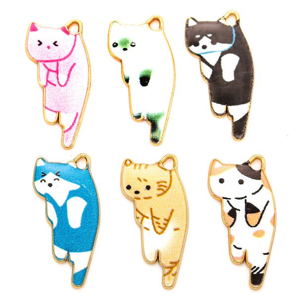 bulk 100pcs gold plated enamel cute cat charms pendant for diy bracelet necklaces jewelry making 13x29mm, Bronze;silver
bulk 100pcs gold plated enamel cute cat charms pendant for diy bracelet necklaces jewelry making 13x29mm, Bronze;silver