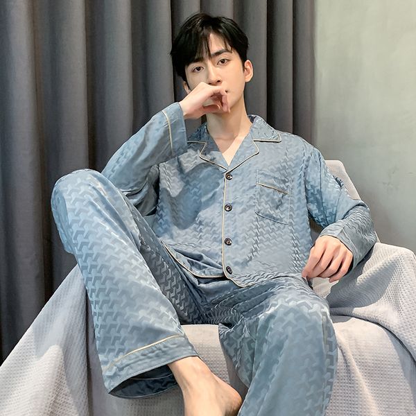 men's sleepwear plus size 5xl men's ice silk pajama set men pajamas silk sleepwear men soft cozy satin men summer spring autumn ni, Black;brown
men's sleepwear plus size 5xl men's ice silk pajama set men pajamas silk sleepwear men soft cozy satin men summer spring autumn ni, Black;brown