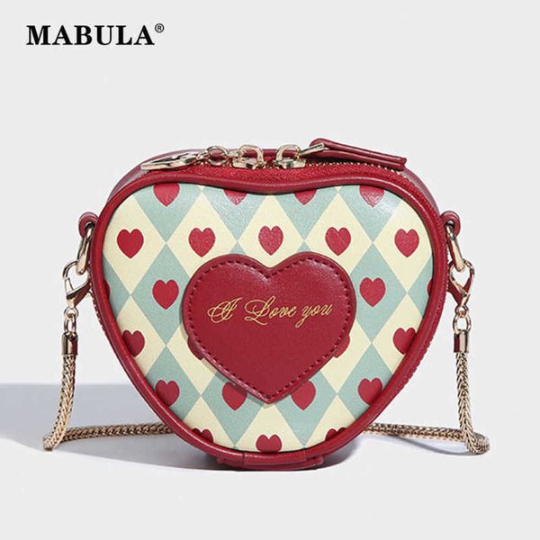 mabula retro heart shaped women make up bag metal chain crossbody purse fashion pu leather sling handbag box 230317
mabula retro heart shaped women make up bag metal chain crossbody purse fashion pu leather sling handbag box 230317