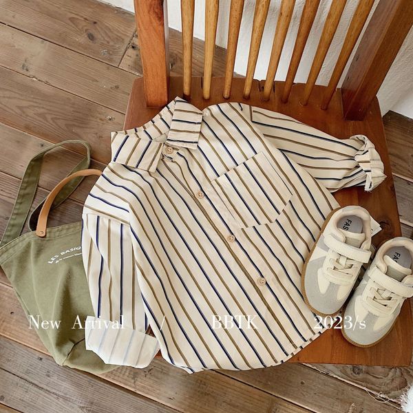 kids shirts spring boys casual stripe long sleeve blouse baby kids children shirt 230317, White;black
kids shirts spring boys casual stripe long sleeve blouse baby kids children shirt 230317, White;black