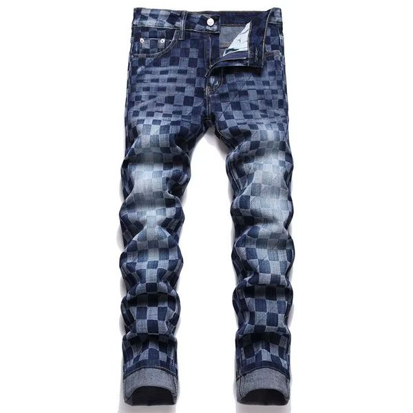 men's jeans autumn winter new jeans high end vintage stretch slim fit small straight leg jeans pants men's, Blue
men's jeans autumn winter new jeans high end vintage stretch slim fit small straight leg jeans pants men's, Blue