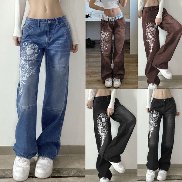 harajuku women's jeans grunge vintage high waisted cargo pants y2k aesthetics indie women jeans pockets korean streetwear retro trouser, Blue
harajuku women's jeans grunge vintage high waisted cargo pants y2k aesthetics indie women jeans pockets korean streetwear retro trouser, Blue