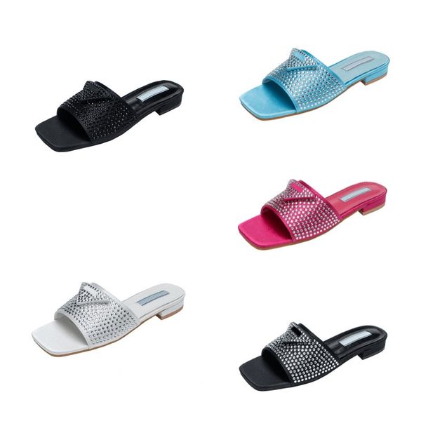 triangle p logo slipper rhinestone flat mule sandals luxury designers womens bling crystal sandal casual shoes classic beach outdoor slipper, Black
triangle p logo slipper rhinestone flat mule sandals luxury designers womens bling crystal sandal casual shoes classic beach outdoor slipper, Black