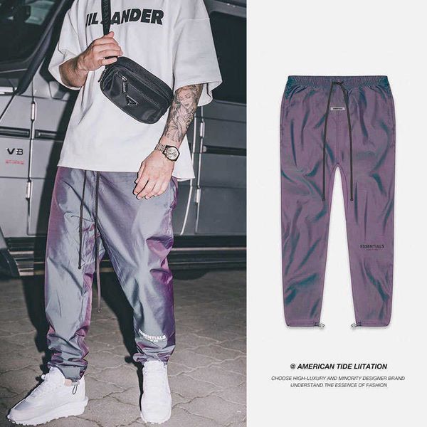 designer essentialss mens pants fashionable high street doubleline couple loose guards colorful reflective leggings men, Black
designer essentialss mens pants fashionable high street doubleline couple loose guards colorful reflective leggings men, Black