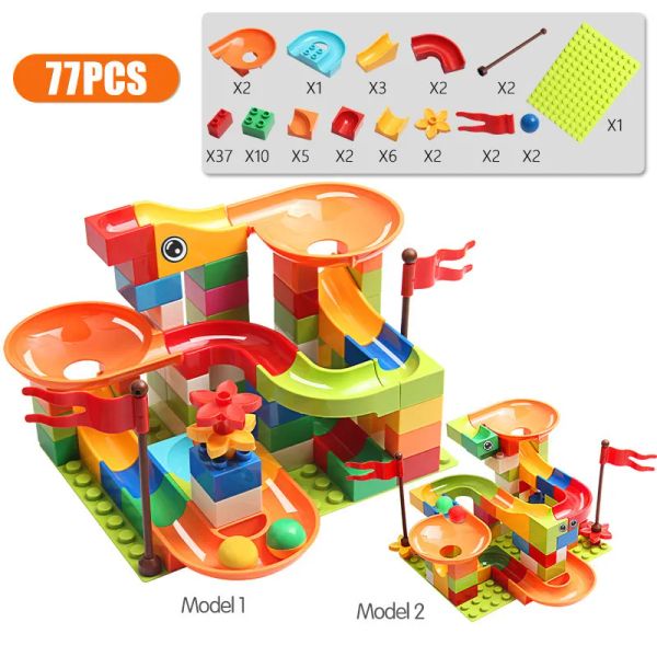 Bricks 2023 Blocks Classic Big Blocks Toys Marble Race Run Building Bricks With Maze Ball Race Track for Kids Boys Girls Birthday Christmas Gift
Bricks 2023 Blocks Classic Big Blocks Toys Marble Race Run Building Bricks With Maze Ball Race Track for Kids Boys Girls Birthday Christmas Gift