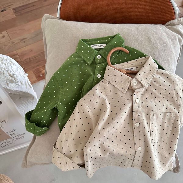 kids shirts spring kids shirts boys polka dot corduroy shirt girls soft lapel long sleeve 230317, White;black
kids shirts spring kids shirts boys polka dot corduroy shirt girls soft lapel long sleeve 230317, White;black