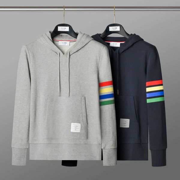 rainbow four bars bonzero trendy new cotton pullover hoodie for men and women couple kangaroo, Black;brown
rainbow four bars bonzero trendy new cotton pullover hoodie for men and women couple kangaroo, Black;brown