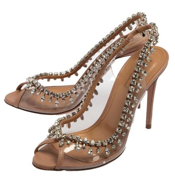 bride sandal women high heel pumps temptation crystal-embellished metallic leather and pvc slingback sandals crystal satin sandal 105mm with, Black
bride sandal women high heel pumps temptation crystal-embellished metallic leather and pvc slingback sandals crystal satin sandal 105mm with, Black