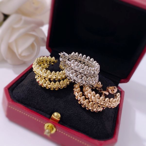 clash series helix earrings for woman designer stud yellow metal gold plated 18k t0p quality official reproductions fashion classic style an, White
clash series helix earrings for woman designer stud yellow metal gold plated 18k t0p quality official reproductions fashion classic style an, White
