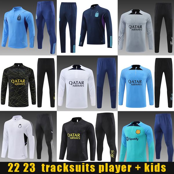 22 23 psgs tracksuits argentina training maillot benzema al-nassr fc parisians athletic wear soccer football jerseys mbappe mens and kids ki, Black
22 23 psgs tracksuits argentina training maillot benzema al-nassr fc parisians athletic wear soccer football jerseys mbappe mens and kids ki, Black