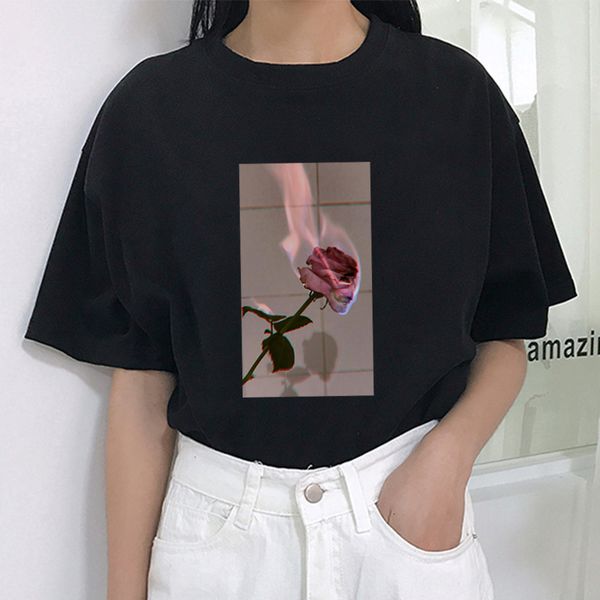 womens tshirt harajuku female shir rose flower flame prin shor sleeve shir casual fun shir for lady tee hipser tumblr 230317, White
womens tshirt harajuku female shir rose flower flame prin shor sleeve shir casual fun shir for lady tee hipser tumblr 230317, White