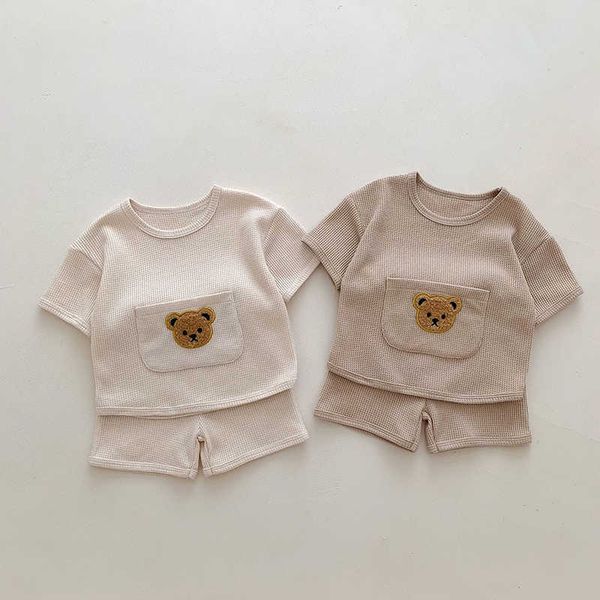 clothing sets 2023 summer baby clothing set waffle bear te and shorts 2 pcs suits baby girls clothes set p230315, White
clothing sets 2023 summer baby clothing set waffle bear te and shorts 2 pcs suits baby girls clothes set p230315, White