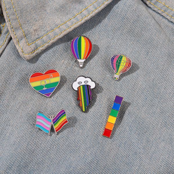 rainbow colors enamel cute cartoon pins heart-shaped air balloon banner brooches metal badges bag clothes pin up jewelry gift, Blue
rainbow colors enamel cute cartoon pins heart-shaped air balloon banner brooches metal badges bag clothes pin up jewelry gift, Blue
