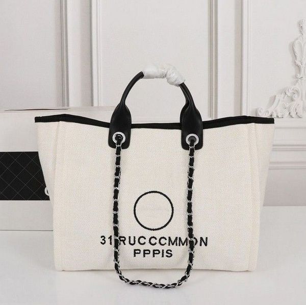 new designer bags handbags tote bag channel chain bags beach women luxury fashion knitting purse shoulder large capacity canvas shopping bag
new designer bags handbags tote bag channel chain bags beach women luxury fashion knitting purse shoulder large capacity canvas shopping bag