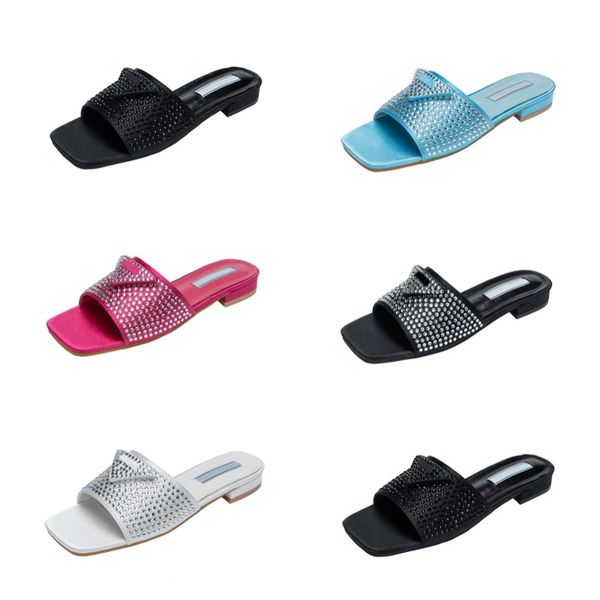 shiny crystal decorative slipper sandals bling rhinestone drill women girls slipper triangle p logo flat mules beach outdoor mens flip flops, Black
shiny crystal decorative slipper sandals bling rhinestone drill women girls slipper triangle p logo flat mules beach outdoor mens flip flops, Black