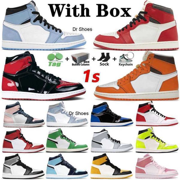 with box 1 mens basketball shoes 1s starfish lost found bred patent university blue bubble gum yellow toe unc obisidian hyper royal men
with box 1 mens basketball shoes 1s starfish lost found bred patent university blue bubble gum yellow toe unc obisidian hyper royal men