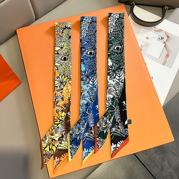 2023 fashion floral print silk scarf women thin neck long scarves narrow office lady shawl bandanas female skinny hairbands 5x85cm, Blue;gray
2023 fashion floral print silk scarf women thin neck long scarves narrow office lady shawl bandanas female skinny hairbands 5x85cm, Blue;gray