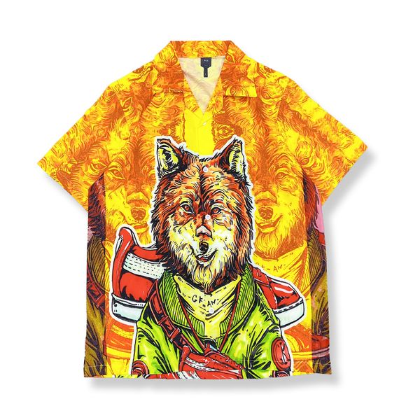 23ss summer usa unique fox tee t shirt men women hip hop beach street casual short sleeve cotton tshirt, Black;brown
23ss summer usa unique fox tee t shirt men women hip hop beach street casual short sleeve cotton tshirt, Black;brown