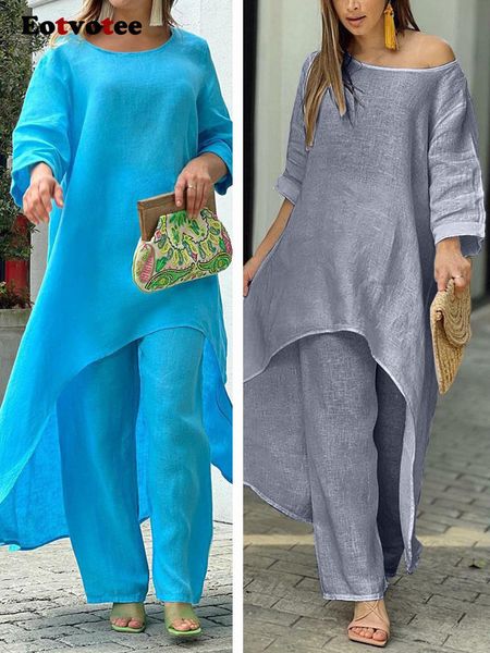 womens two piece pants eotvotee 2 pieces set for women outfits long sleeve blouses and wide leg pants office straight long trousers matching, White
womens two piece pants eotvotee 2 pieces set for women outfits long sleeve blouses and wide leg pants office straight long trousers matching, White