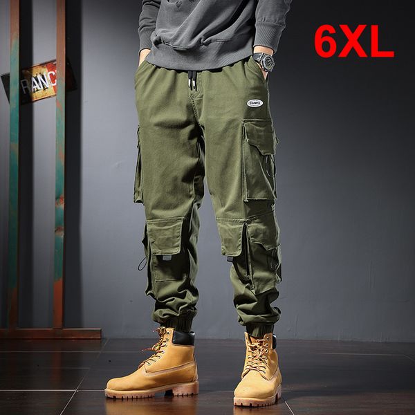 men's pants plus size 5xl 6xl tactical cargo fashion casual military male multi-pocket trousers joggers black green 230317
men's pants plus size 5xl 6xl tactical cargo fashion casual military male multi-pocket trousers joggers black green 230317