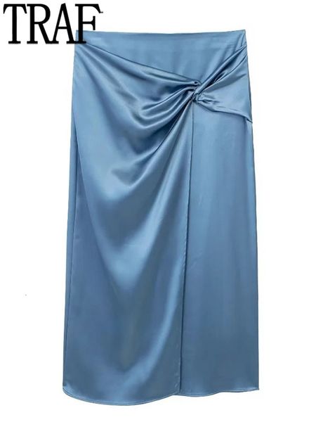 skirts traf knot satin women blue high waist midi woman long for fashion 2023 chic and elegant 230317, Black
skirts traf knot satin women blue high waist midi woman long for fashion 2023 chic and elegant 230317, Black