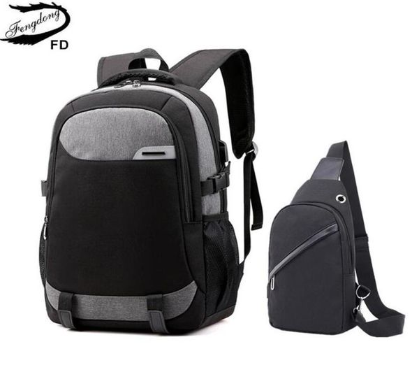 fengdong big school bags for teenagers boys waterproof large school backpack usb charge boy sling chest bag set reflective strip l1822228
fengdong big school bags for teenagers boys waterproof large school backpack usb charge boy sling chest bag set reflective strip l1822228