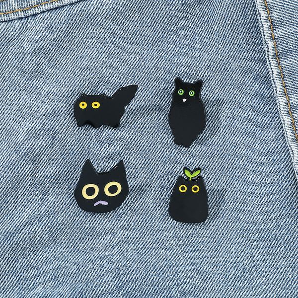 black cat dark black series pin cute anime movies games hard enamel pins collect metal cartoon brooch backpack hat bag collar lapel badges, Blue
black cat dark black series pin cute anime movies games hard enamel pins collect metal cartoon brooch backpack hat bag collar lapel badges, Blue
