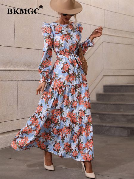 casual dresses bkmgc ruffle butterfly sleeve floral print o-neck belted waist summer autumn women long maxi dresses boho bohemian casual clo, Black;gray
casual dresses bkmgc ruffle butterfly sleeve floral print o-neck belted waist summer autumn women long maxi dresses boho bohemian casual clo, Black;gray