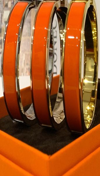 women fashion bangle titanium steel enamel fine jewelry rose gold silver designer bracelet with box for lover gift 12mm3120875, Black
women fashion bangle titanium steel enamel fine jewelry rose gold silver designer bracelet with box for lover gift 12mm3120875, Black