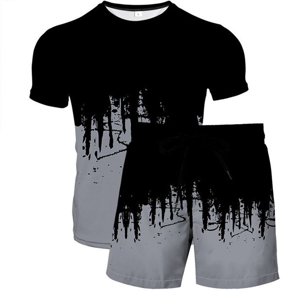 mens tracksuits mens 3d printing short sleeve shorts twopiece abstract painted tshirt suit mens and womens casual trend 230316, Gray
mens tracksuits mens 3d printing short sleeve shorts twopiece abstract painted tshirt suit mens and womens casual trend 230316, Gray