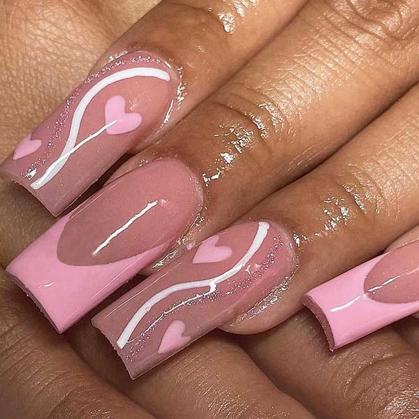 false nails simple bright face love short ballet wearing armor valentine s day shiny pink stripes sweet cool girl enhancement 230317, Red;gold
false nails simple bright face love short ballet wearing armor valentine s day shiny pink stripes sweet cool girl enhancement 230317, Red;gold